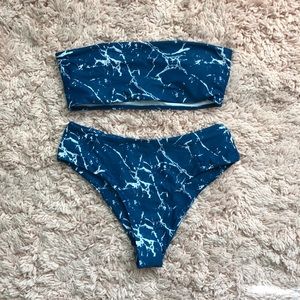 Marble bikini set